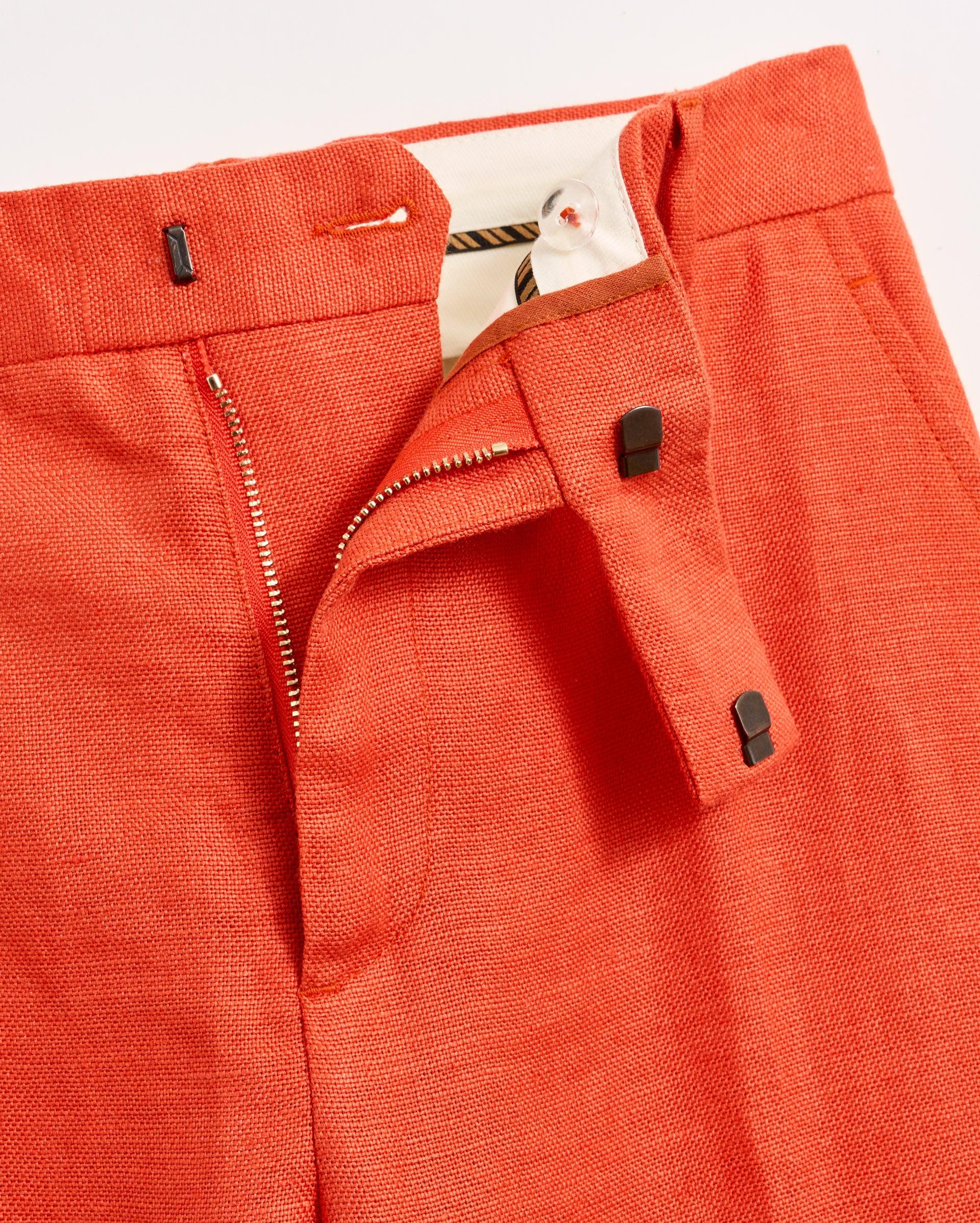 Wide Leg Flat Front Trouser -  Product Image