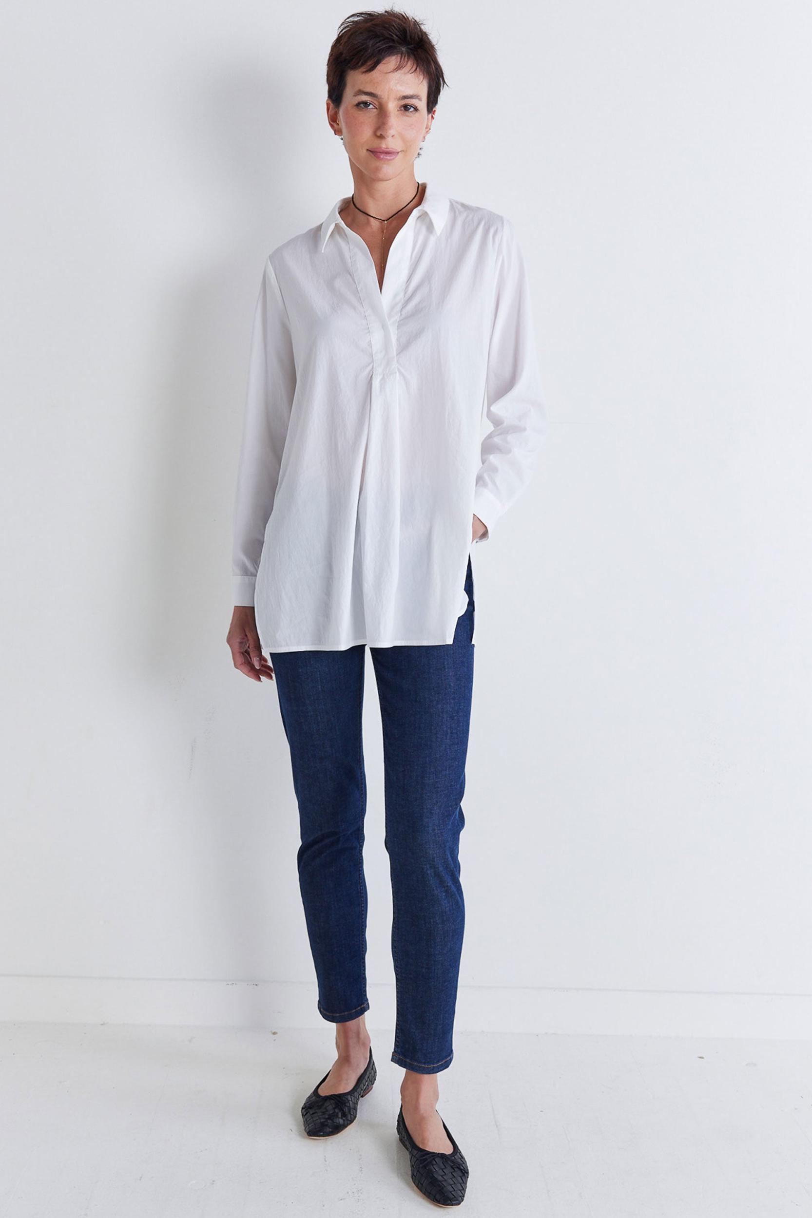 The Weekender Light Poplin Tunic Product Image