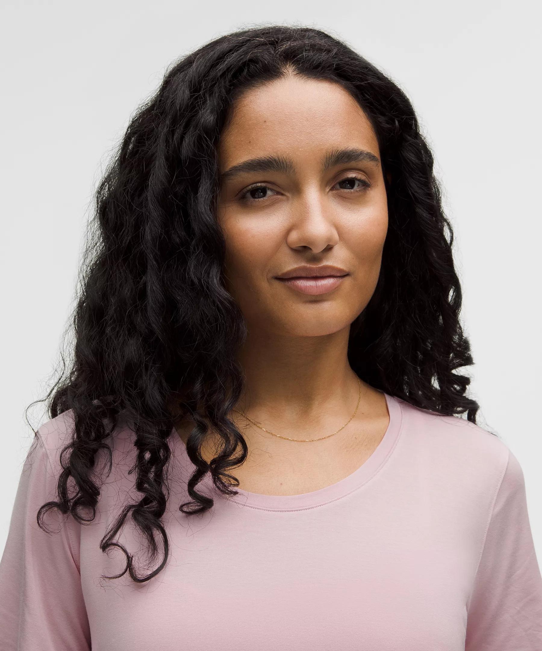 Modal-Silk Twist-Back Short-Sleeve Shirt Product Image