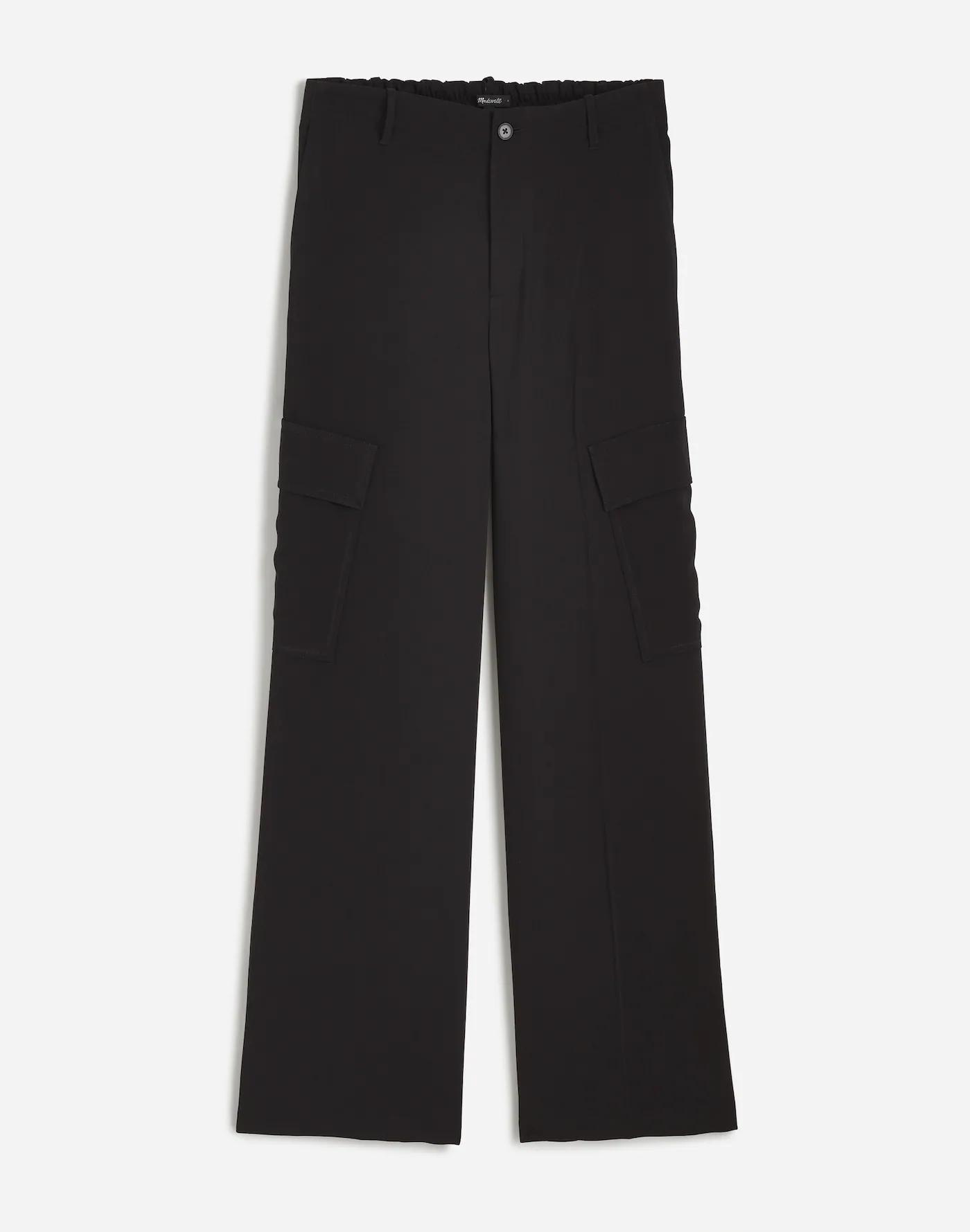 Tall Pull-On Utility Cargo Pants in Crepe Product Image
