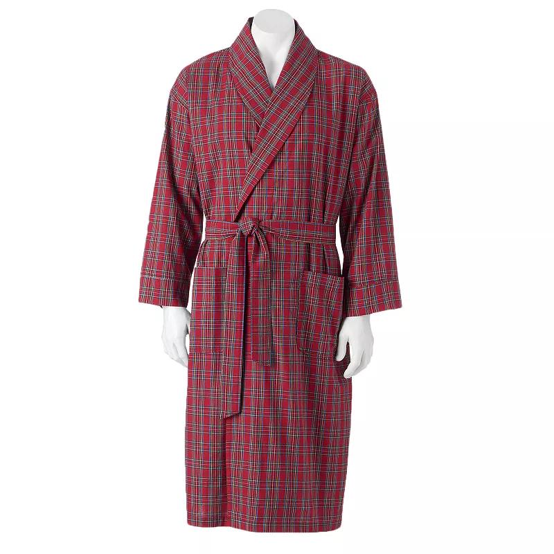 Men's Hanes® Lightweight Woven Shawl Robe,  Product Image
