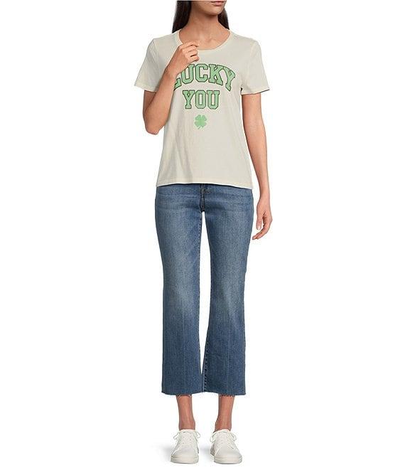 Lucky Brand Crew Neck Short Sleeve Lucky You Graphic T-Shirt Product Image