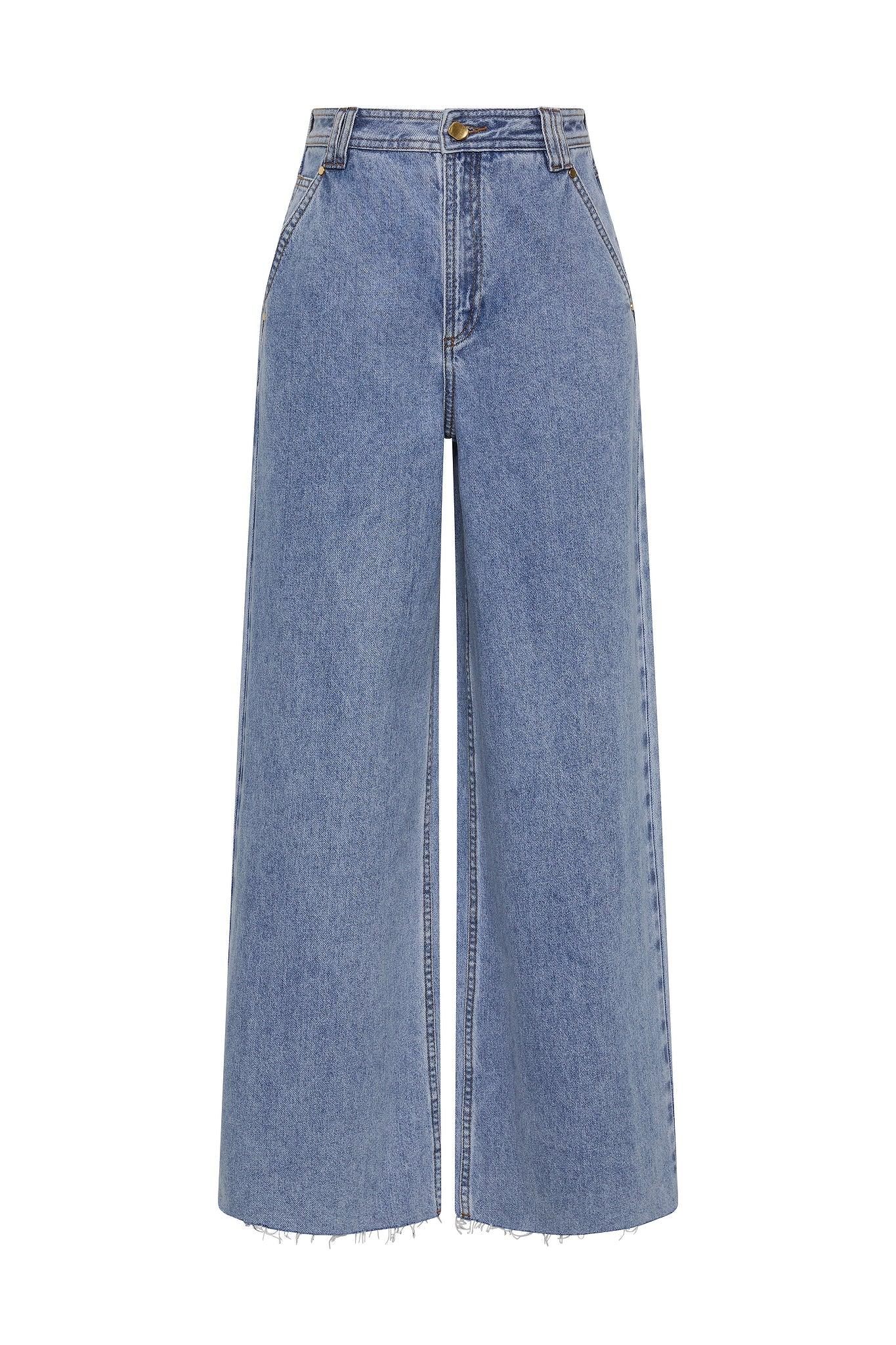 Holland Wide Leg Jean-COASTAL WASH / 4 Product Image