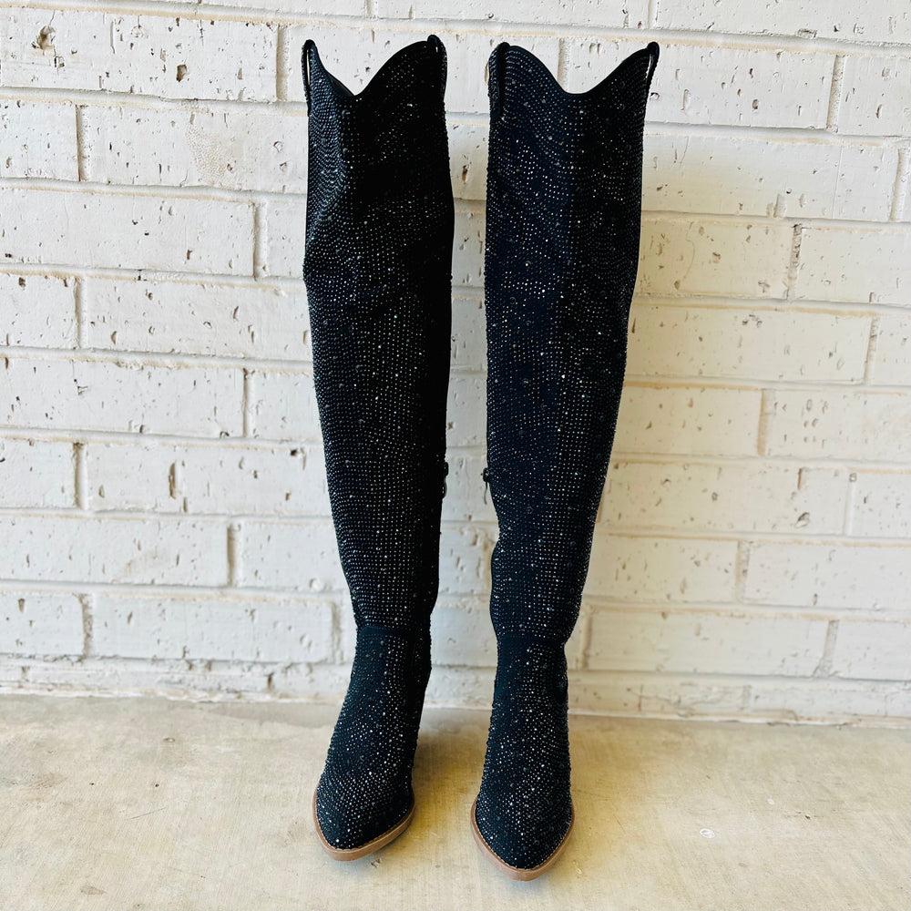 Bring Ya To Your Knees Rhinestone Boots* Product Image