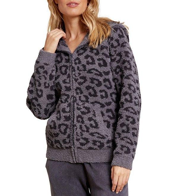 Barefoot Dreams CozyChic Wild Zip Kangaroo Pocket Hoodie Product Image