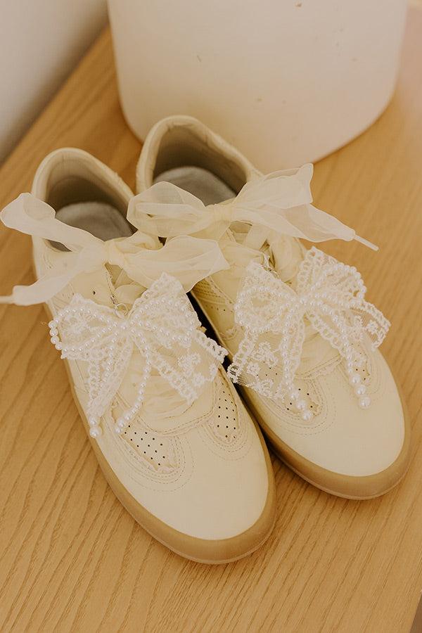 The Bailey Micro Suede Lace Sneaker Product Image