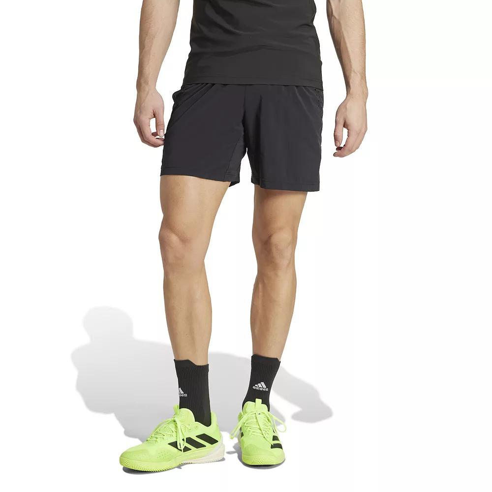 adidas Tennis Pro Ergo Shorts Black 2XL Mens Product Image