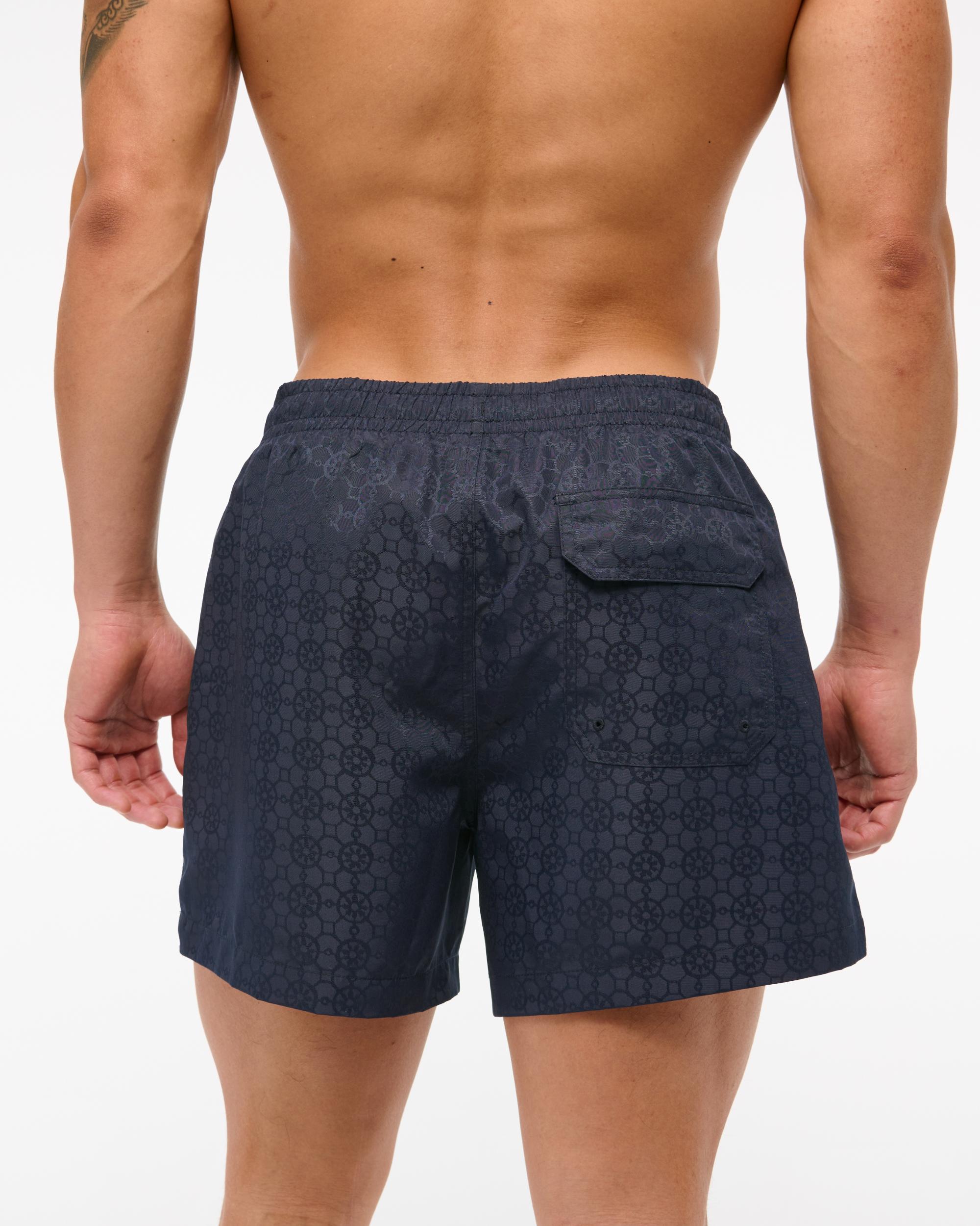 Pull-On Jacquard Swim Trunk Product Image