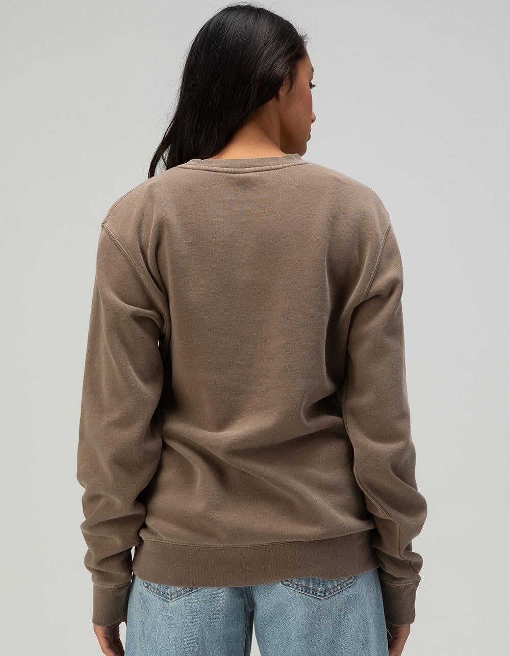 COVE SURF CO. Jolly Roger Womens Crewneck Sweatshirt - CLAY Product Image