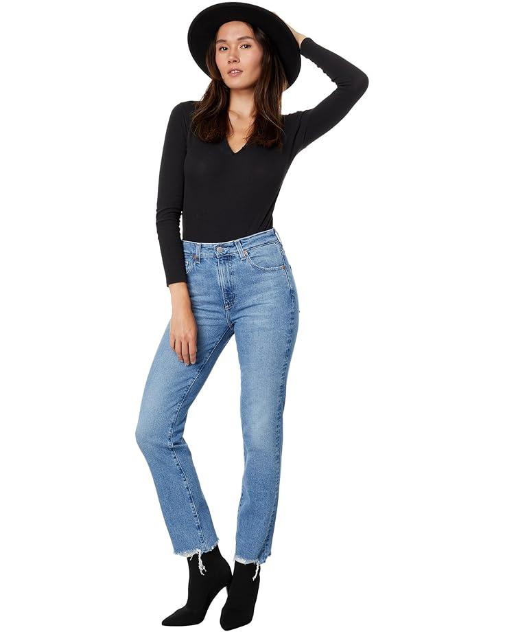 Rian Super High Rise Straight Jeans in Angeleno Product Image