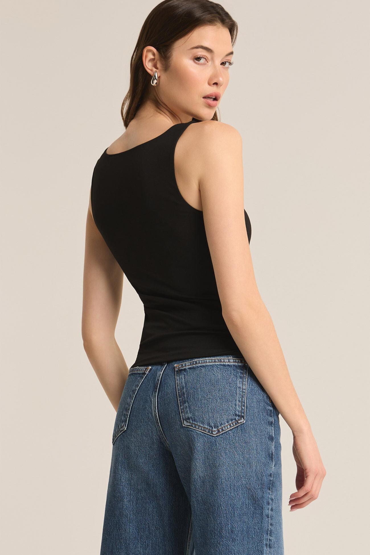 Avala V Neck So Smooth Top Product Image