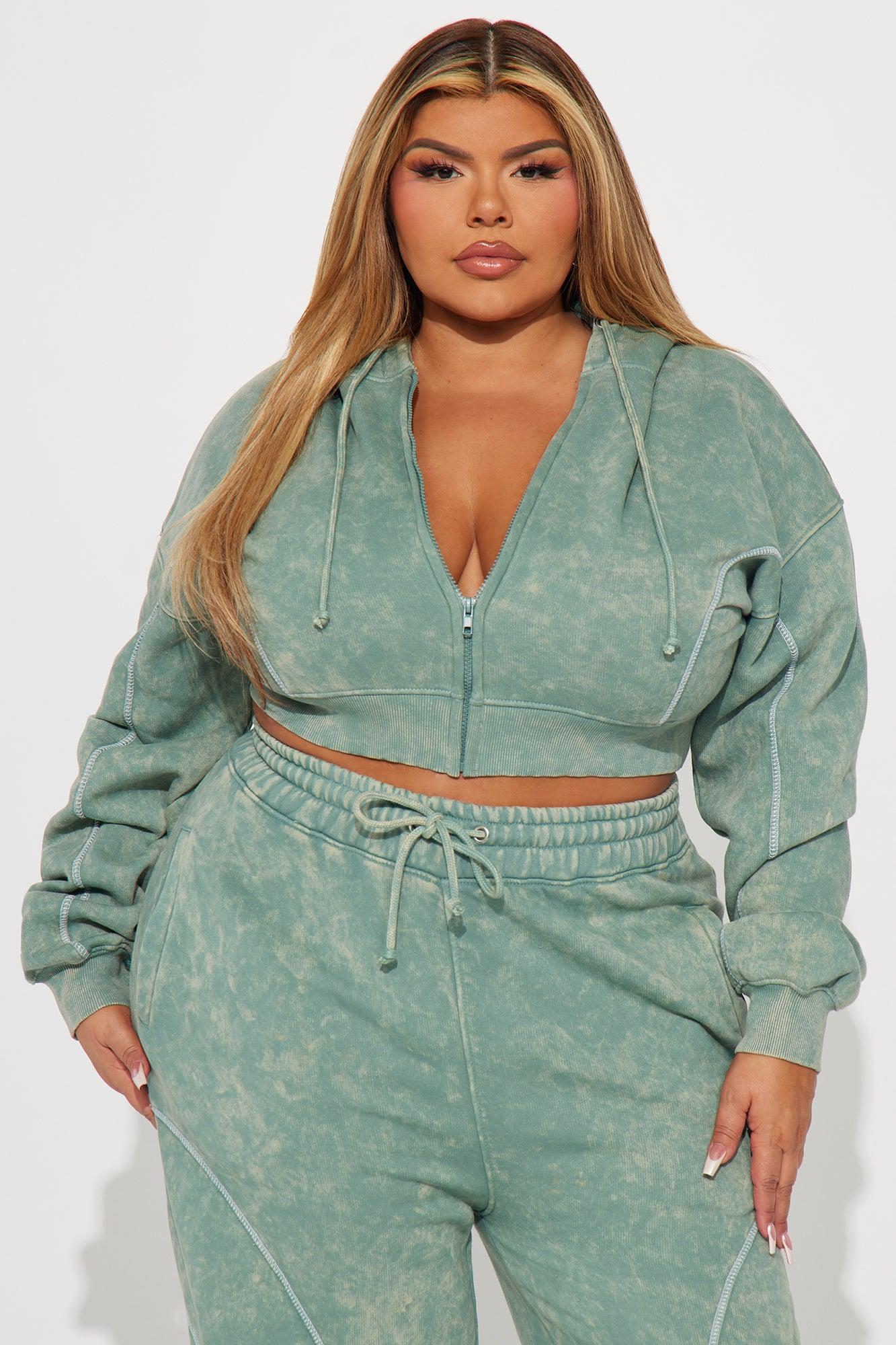 Norah Washed Lounge Hoodie - Sage Product Image