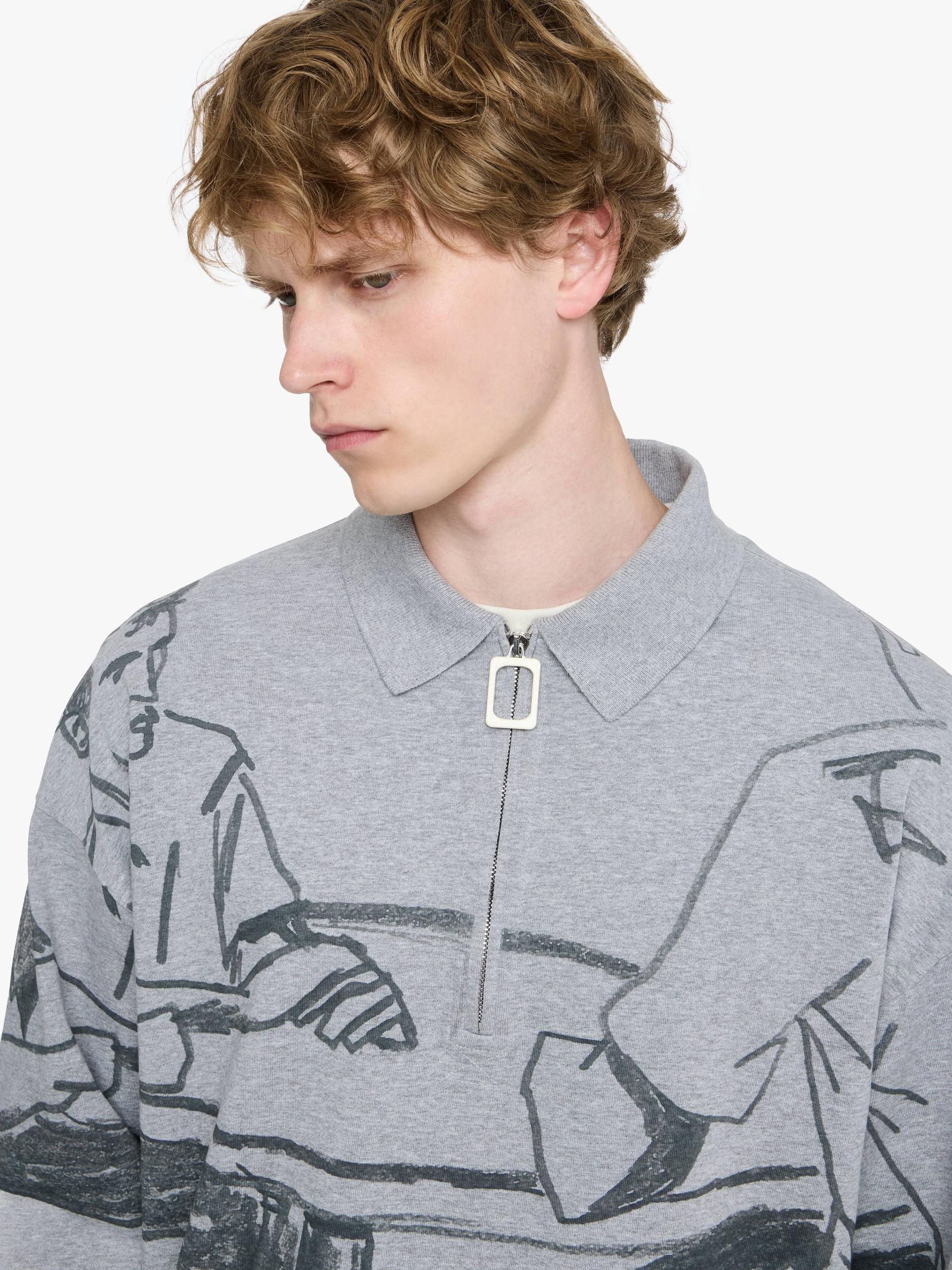 PRINTED RUGBY POLO Product Image