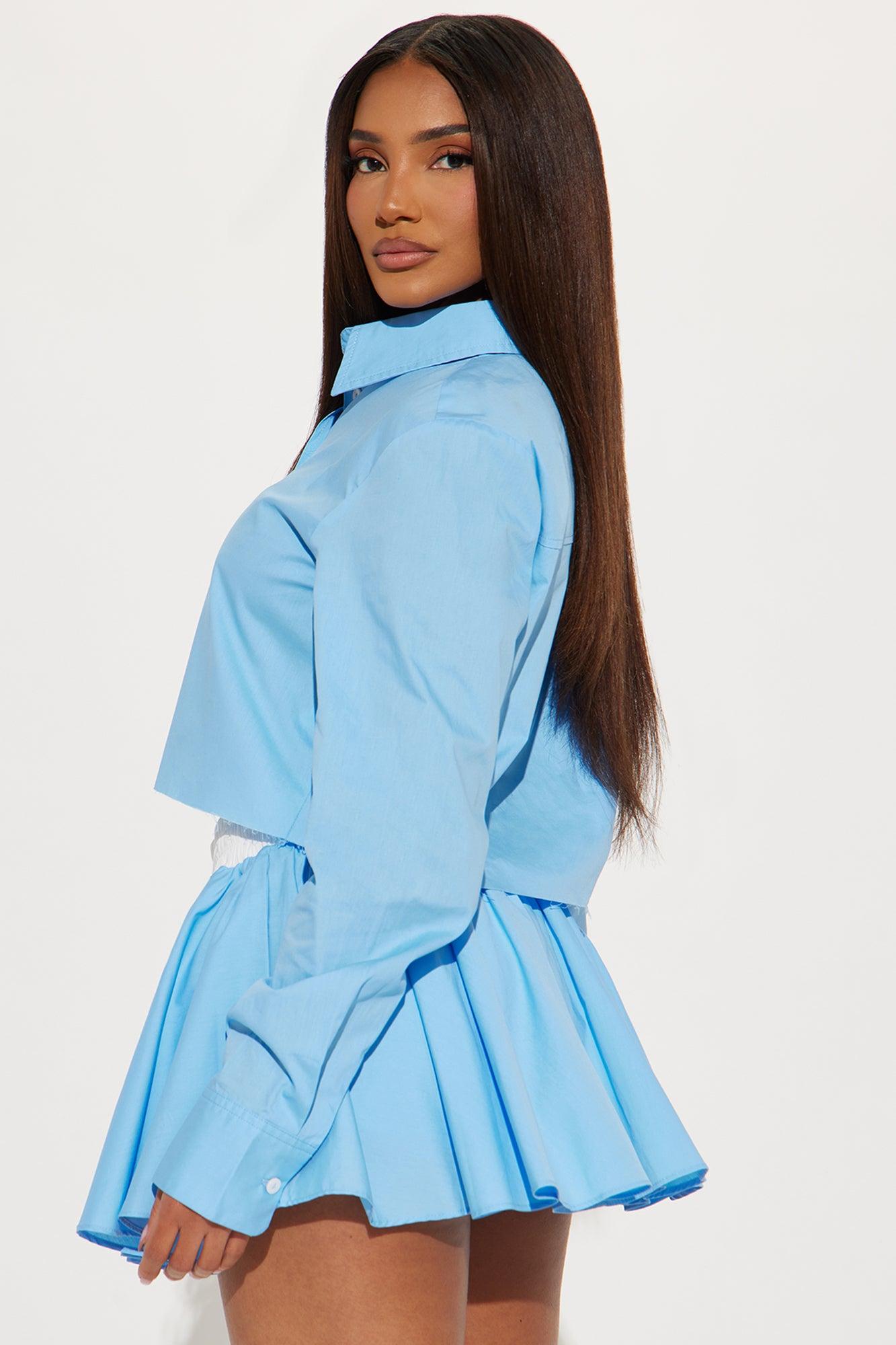 Heidi Skort Set - Blue Product Image