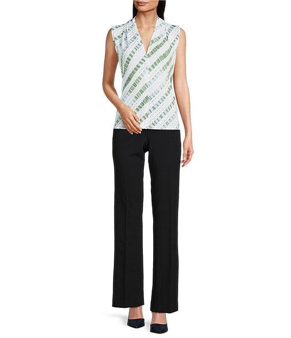 Calvin Klein Printed Matte Jersey V-Neck Sleeveless Cami Product Image