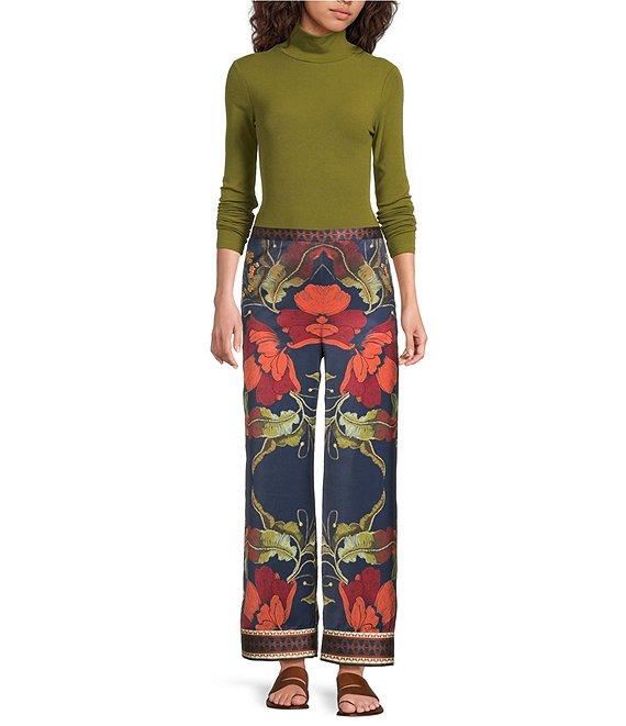 Chelsea & Violet Jessica Knit Ribbed Turtle Neck Long Sleeve Bodysuit Product Image