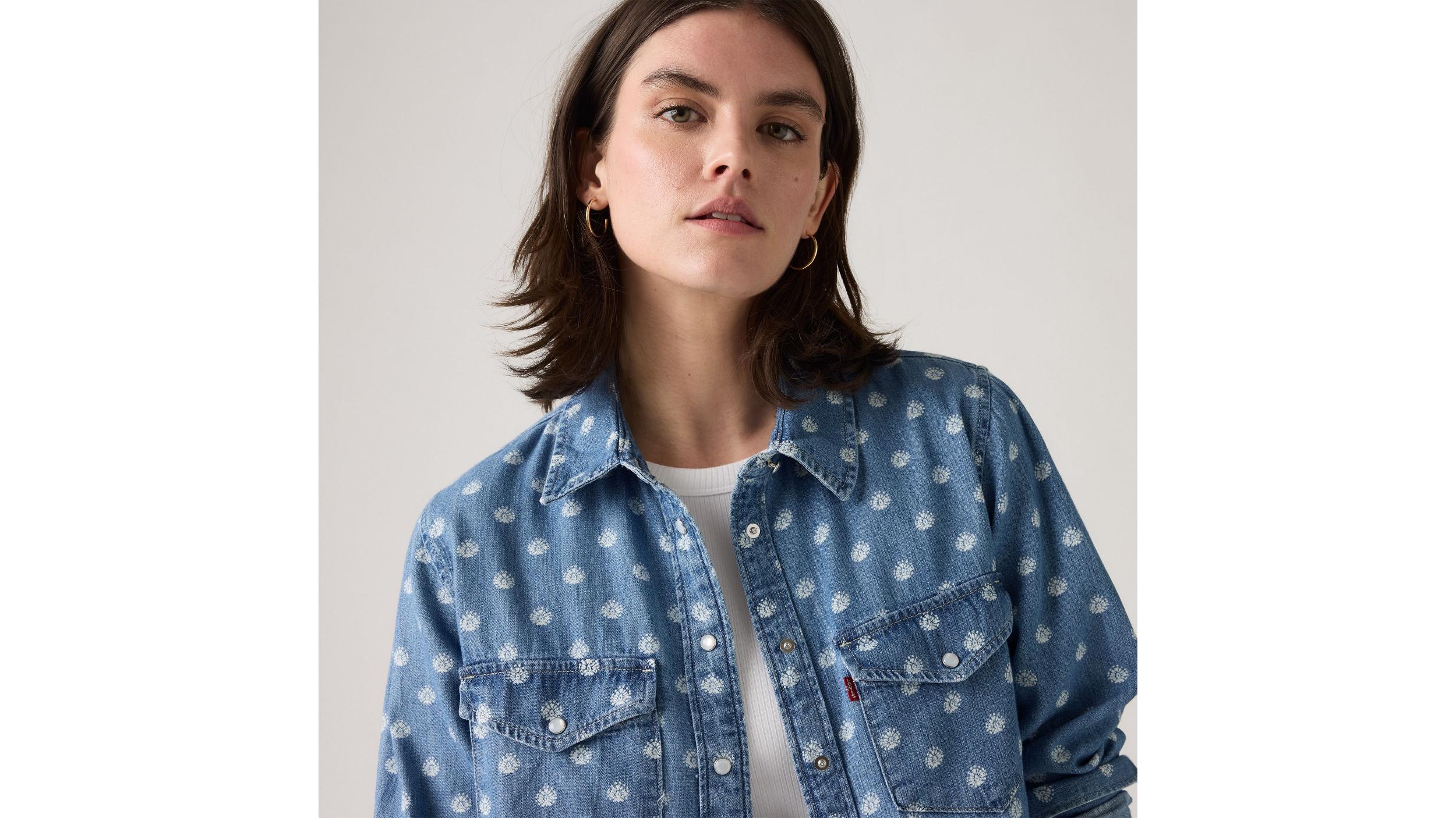 Iconic Western Denim Shirt Product Image