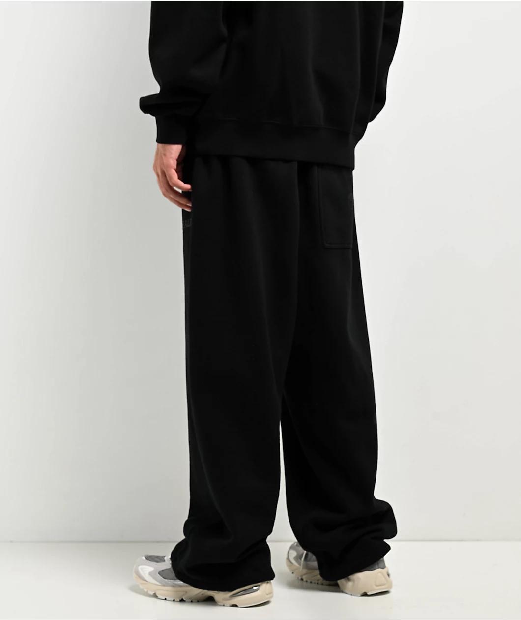 Ninth Hall Black Oversized Sweatpants Product Image