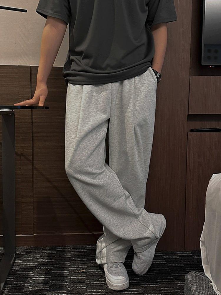 RT No. 12658 GRAY PLEATED SWEATPANTS Product Image