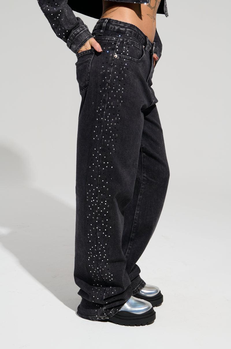 EMMIE EMBELLISHED DENIM JACKET Product Image