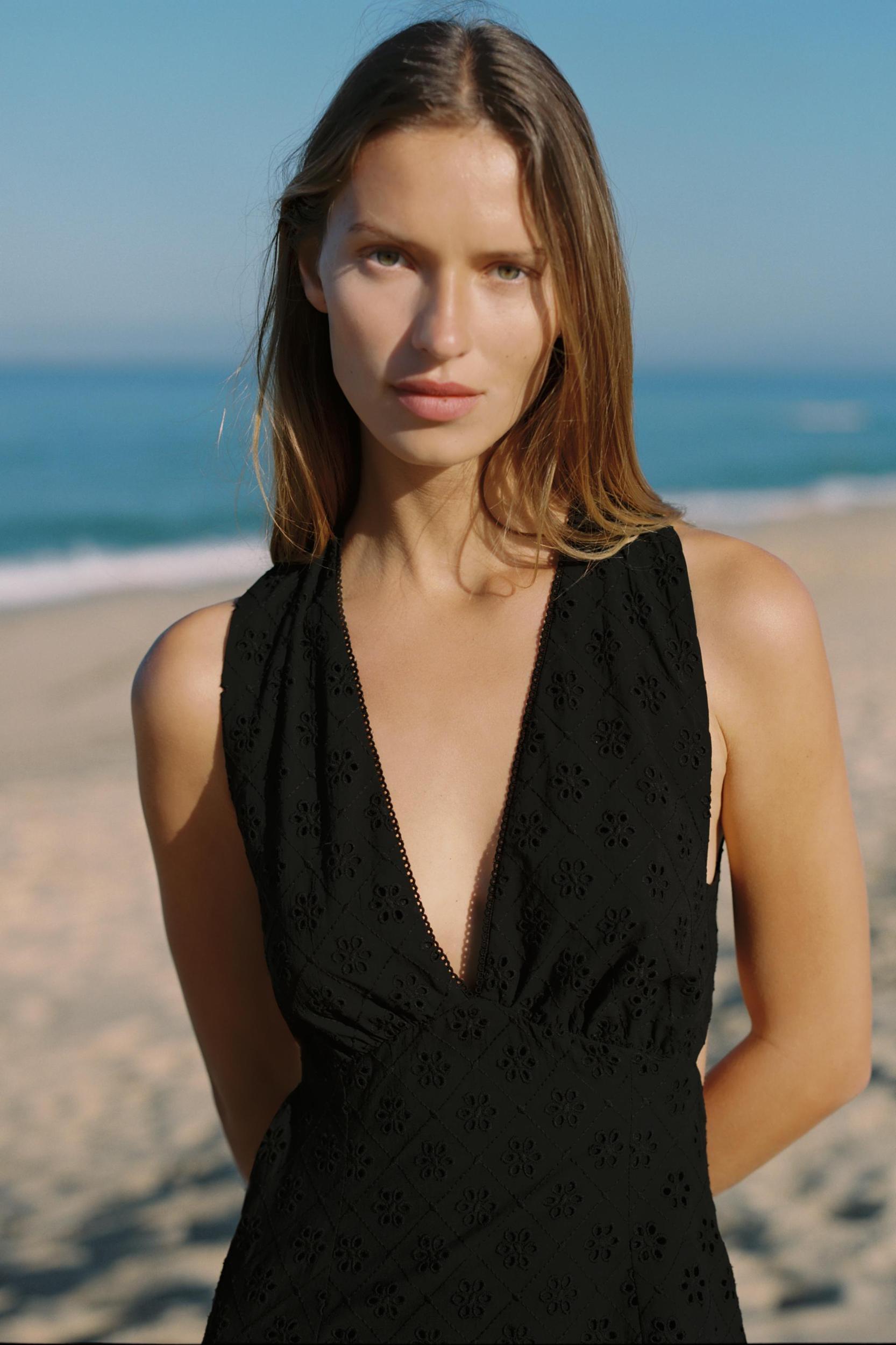 OPENWORK EMBROIDERED DRESS Product Image