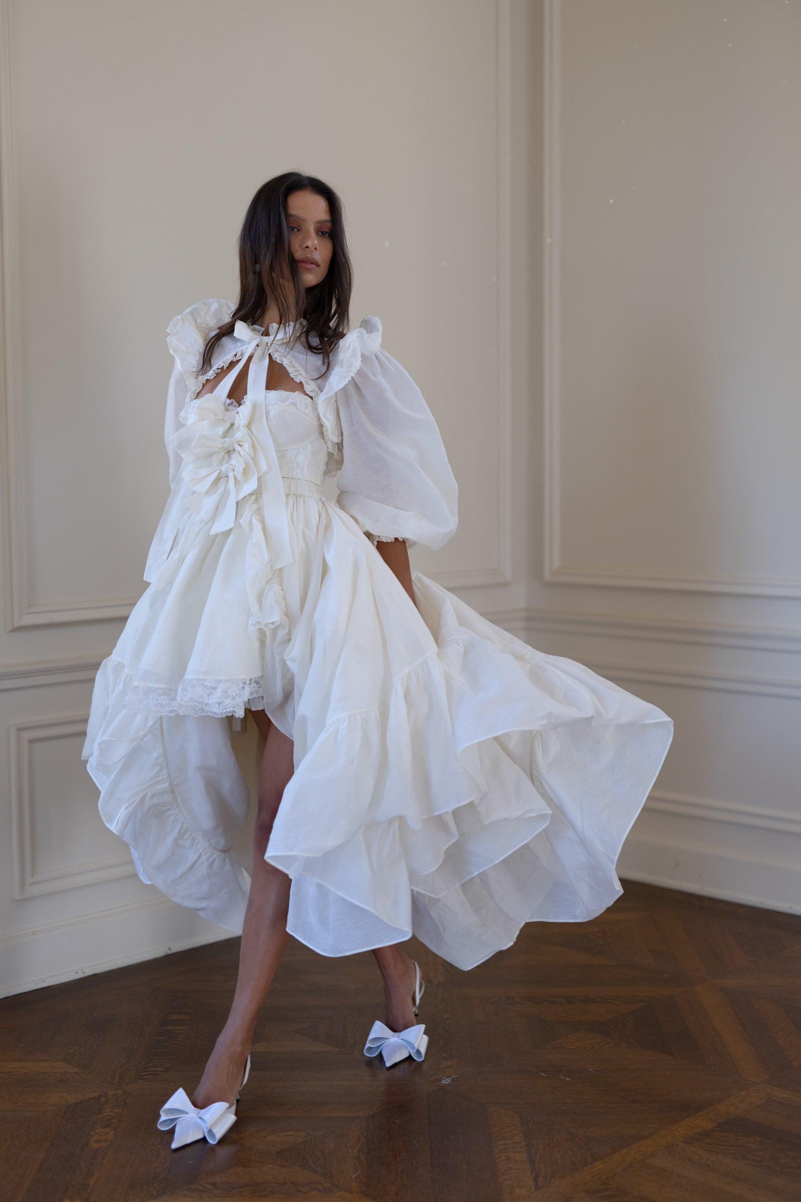 The Ivory Organdy Cake Shop Dress Product Image