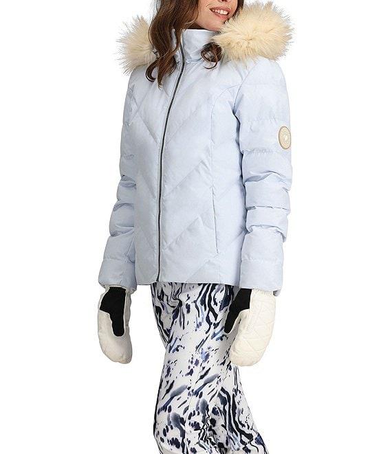 Obermeyer Bombshell Faux Fur Trim Insulated Water Resistant Ski Jacket Product Image