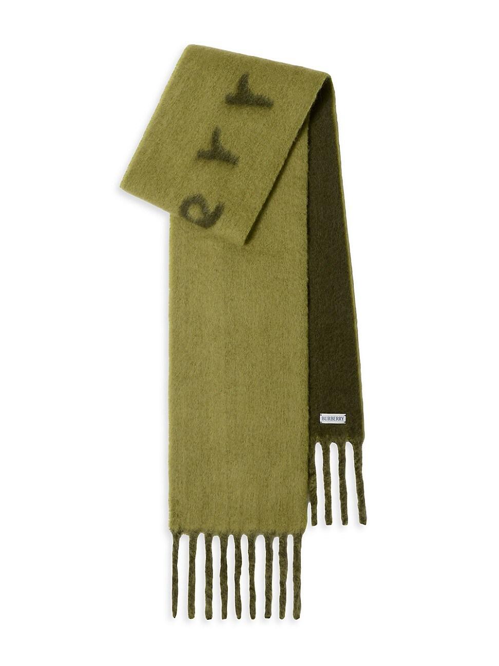 Womens Mu Logo Alpaca-Blend Jacquard Scarf Product Image