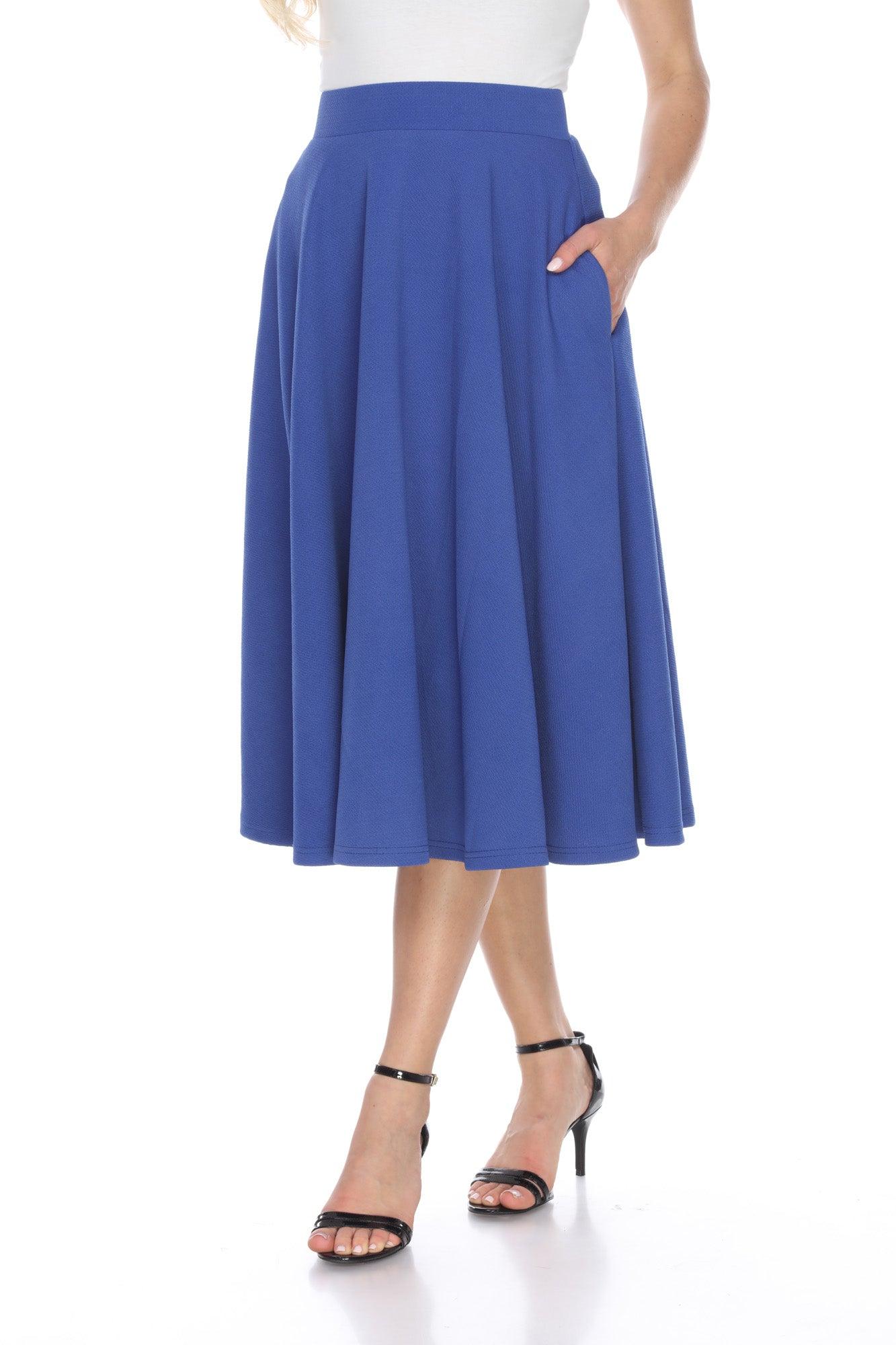 Tasmin Flare Midi Skirts Product Image
