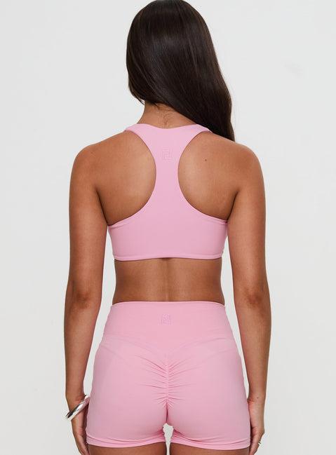 Pulse Active Halter Crop Pink Product Image
