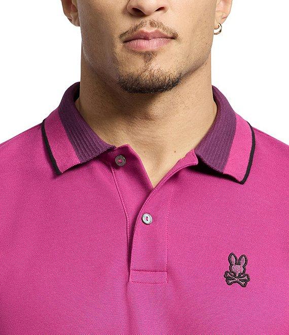 Psycho Bunny Park City Pique Short Sleeve Polo Shirt Product Image