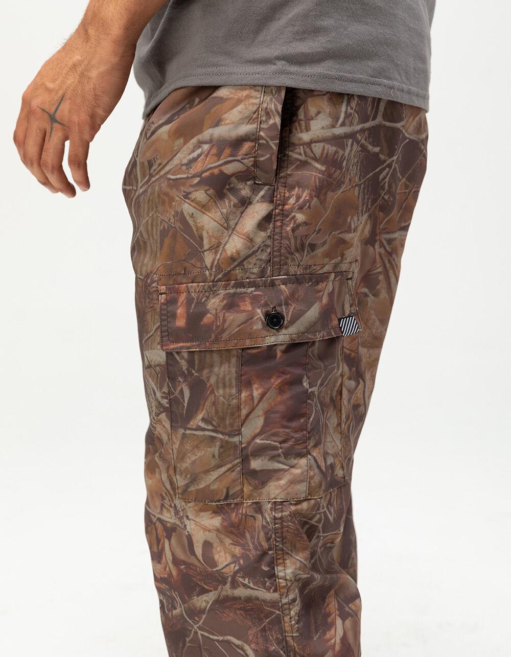 LIRA Azalea Mens Loose Fit Nylon Cargo Pants - CAMO Product Image
