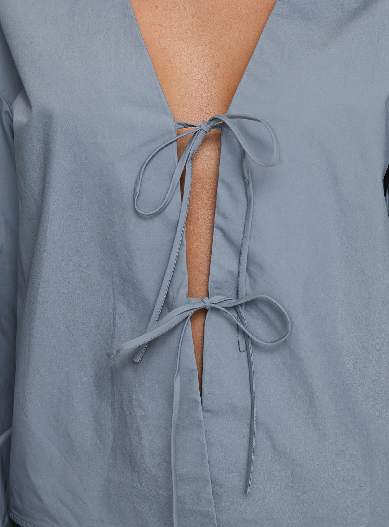 Rinon Long Sleeve Top Steel Product Image