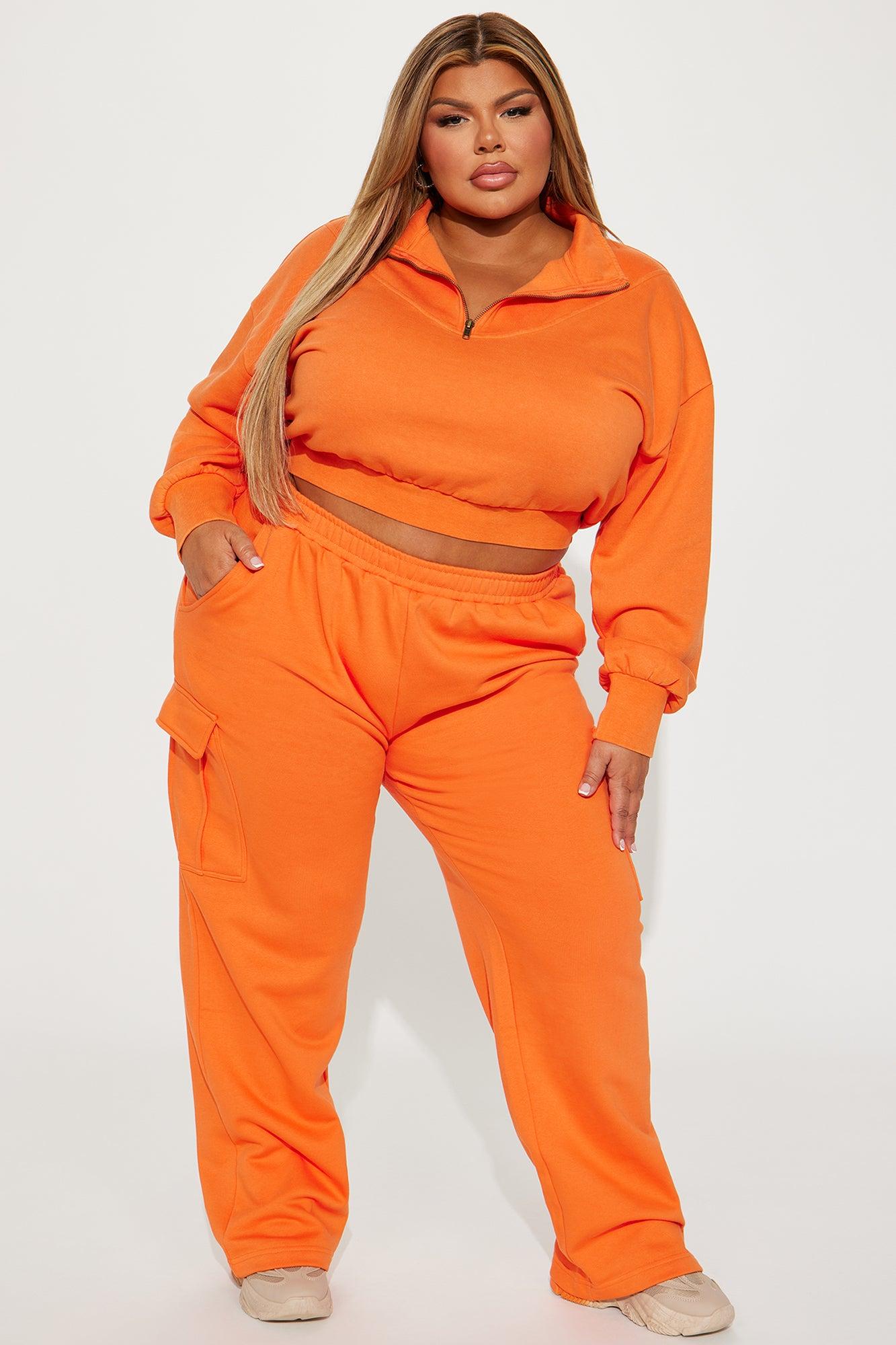 Rested Lounge Pullover - Orange Product Image