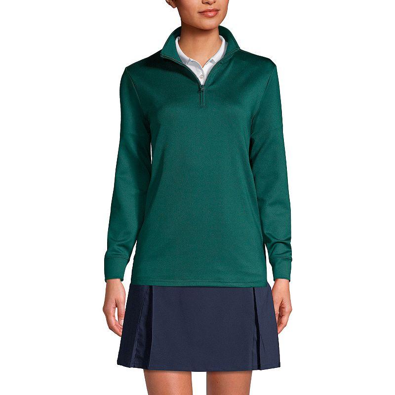 Women's Lands' End Quarter Zip Pullover,  Product Image
