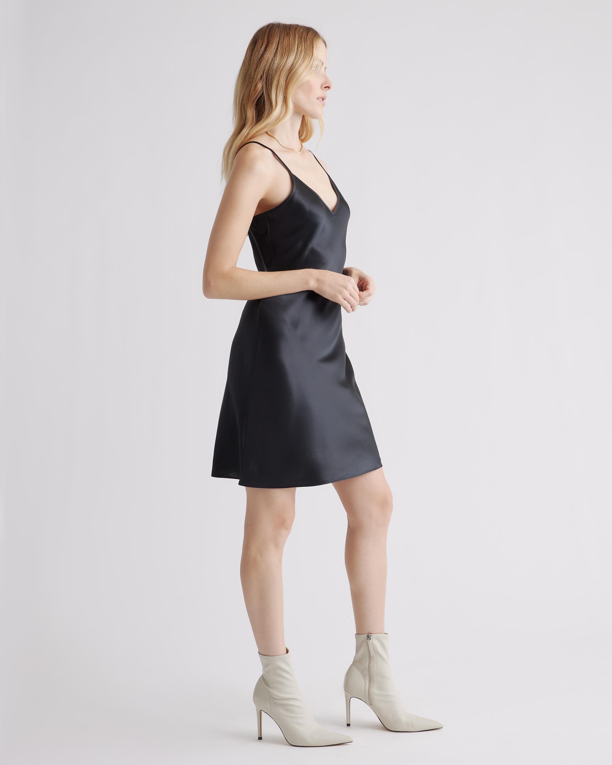 Quince | Women's Mini Slip Dress Size XS, Silk Product Image