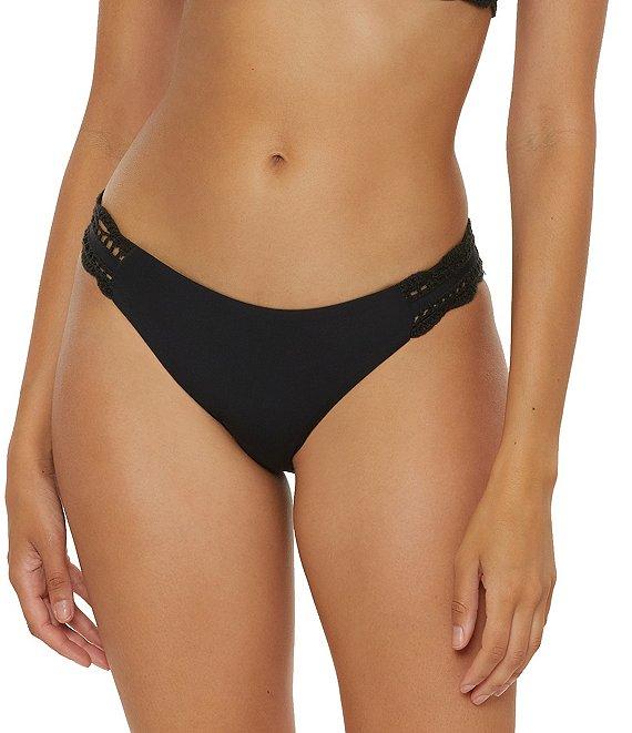 Becca By Rebecca Virtue Colette Avery American Scallop Crochet Hipster Swim Bottom Product Image