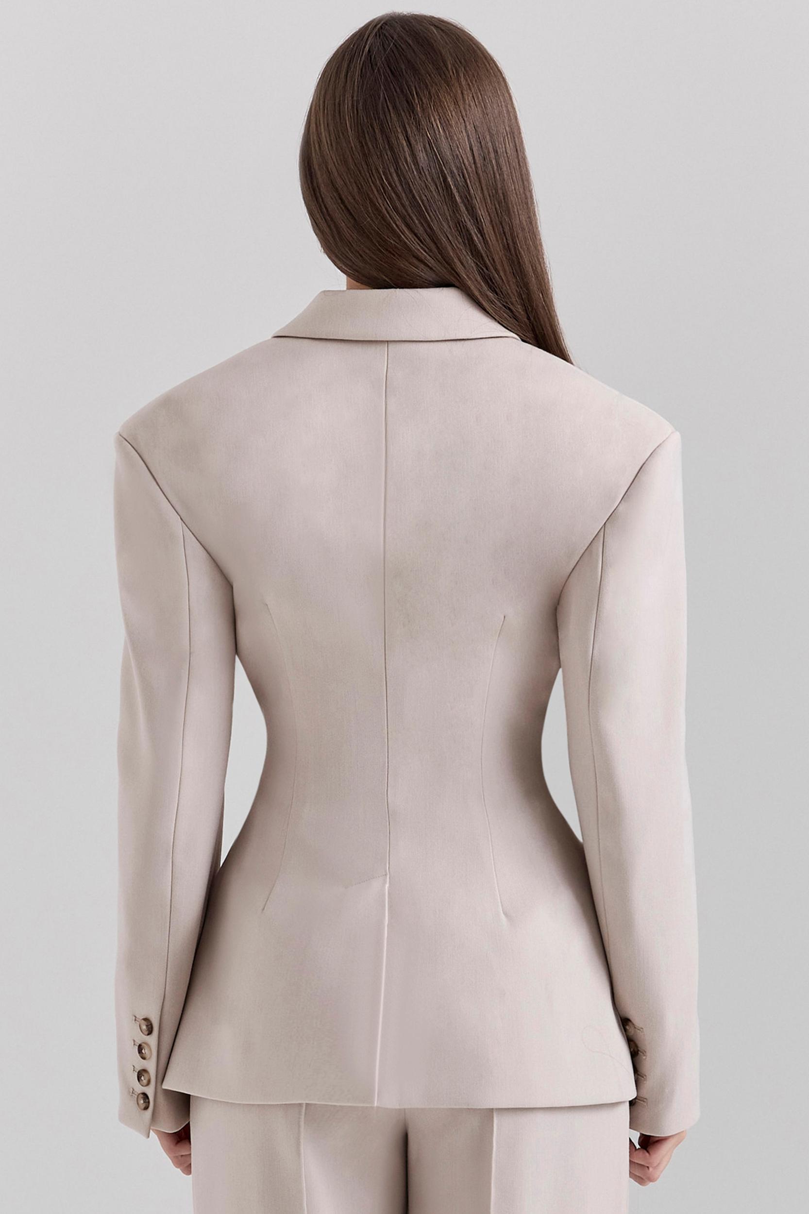 Hudson  beige hourglass blazer Product Image