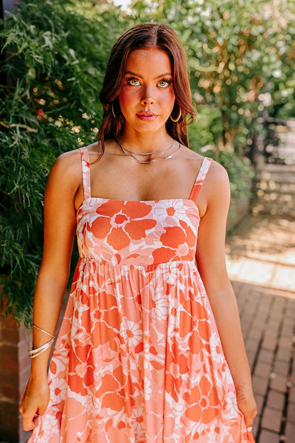 Hula Happiness Midi In Peach Product Image