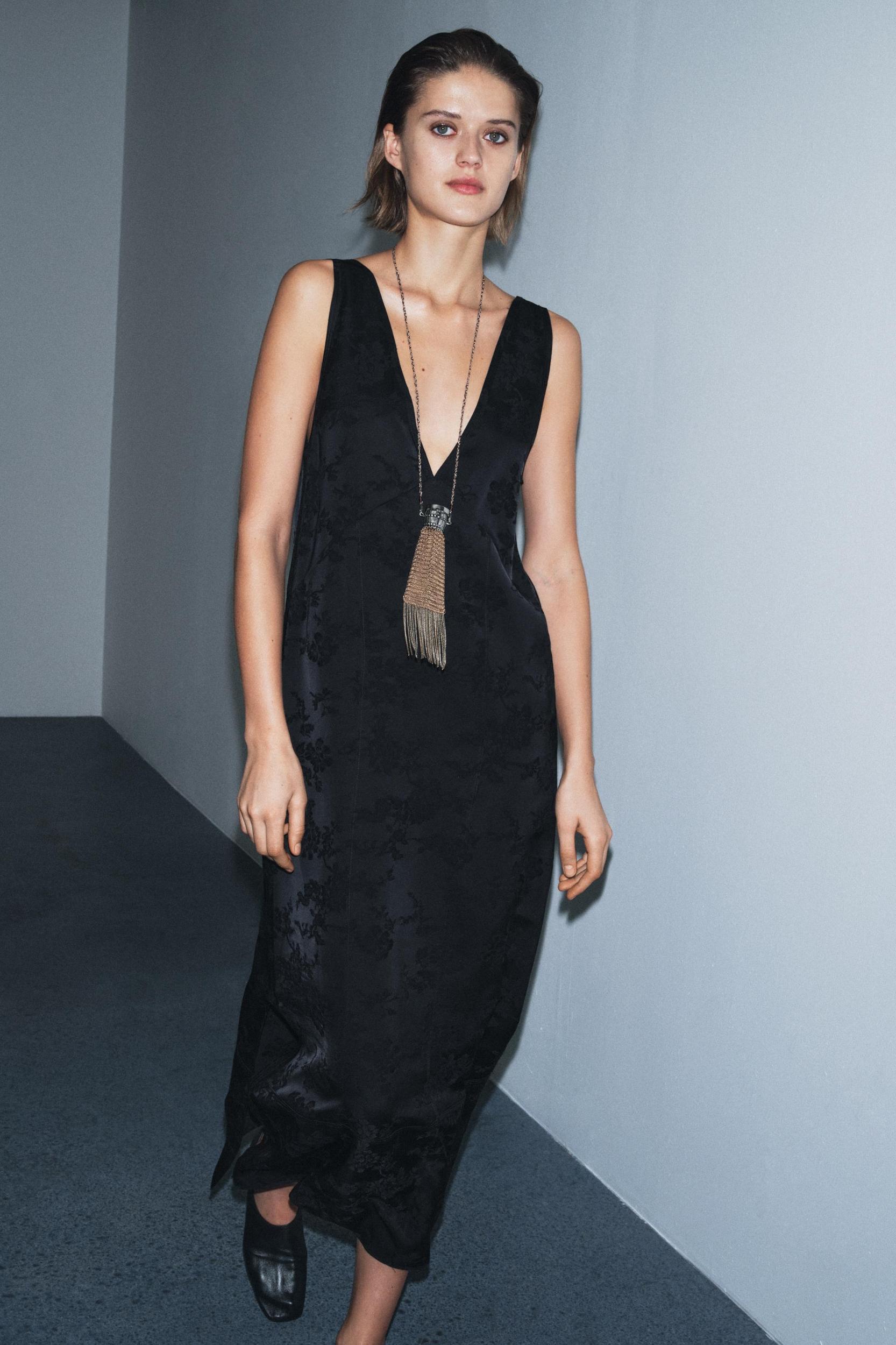 ZW COLLECTION LIMITED EDITION JACQUARD MIDI DRESS Product Image