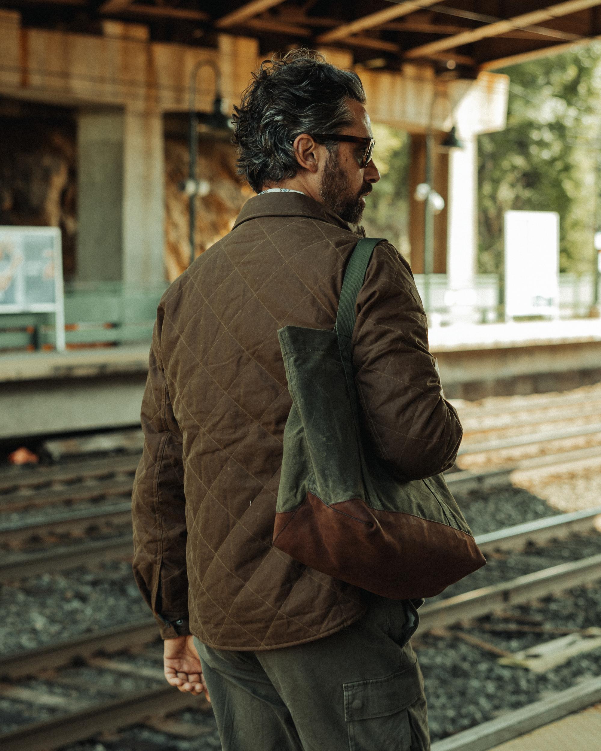 Quilted Waxed Shirt Jacket Product Image