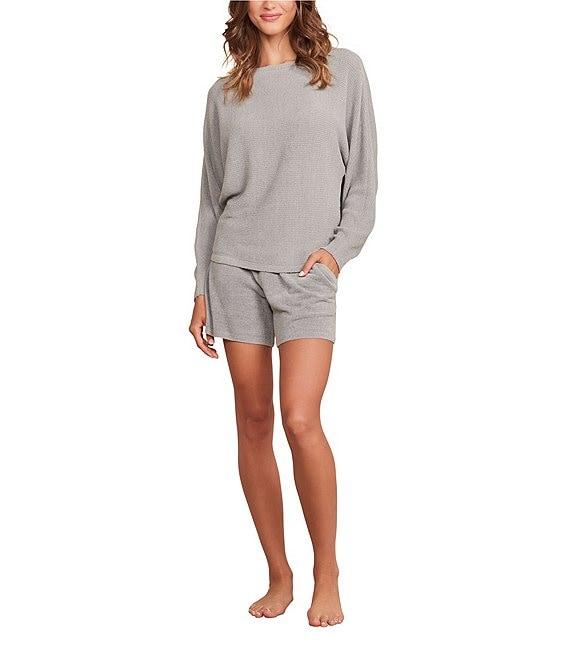 Barefoot Dreams Cozy Chic Ultra Lite Ribbed Dolman Pullover Sleep Top Product Image