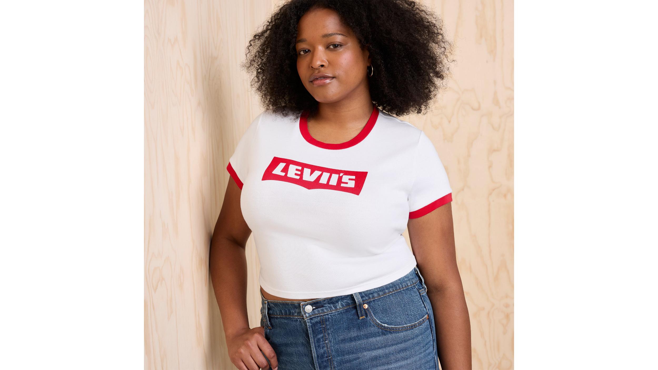 Graphic Essential Sporty Ringer Tee Product Image