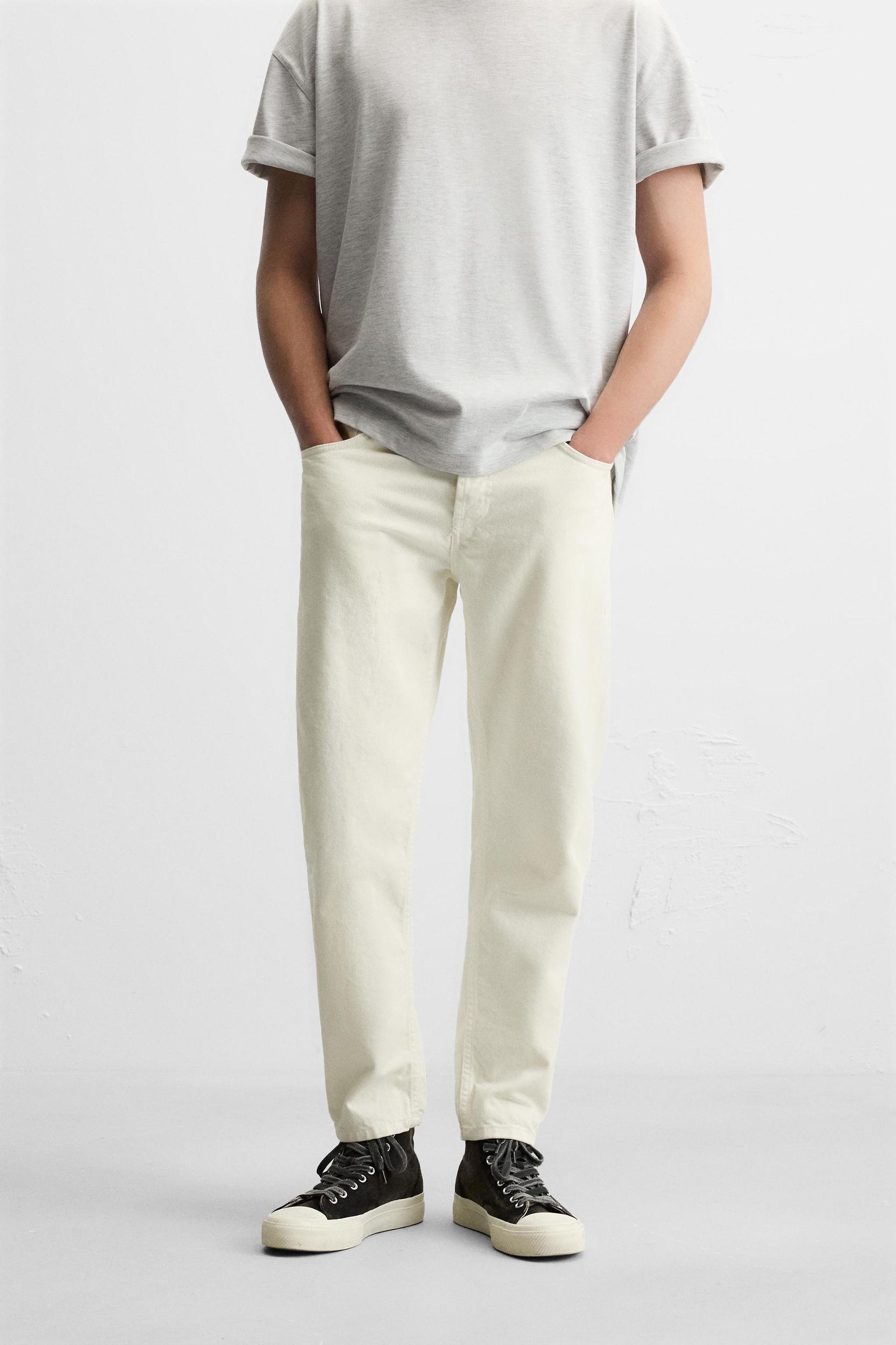 SLIM CROPPED FIT JEANS Product Image