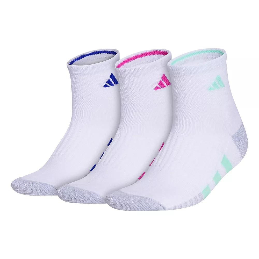 Women's adidas Cushioned 3.0 3-Pack Quarter Socks,  Product Image