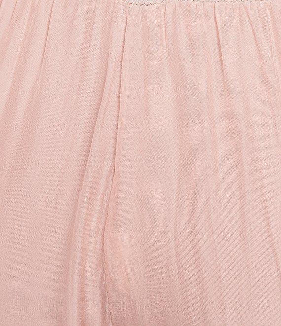 M Made in Italy Silky Wide Leg Pull-On Pants Product Image