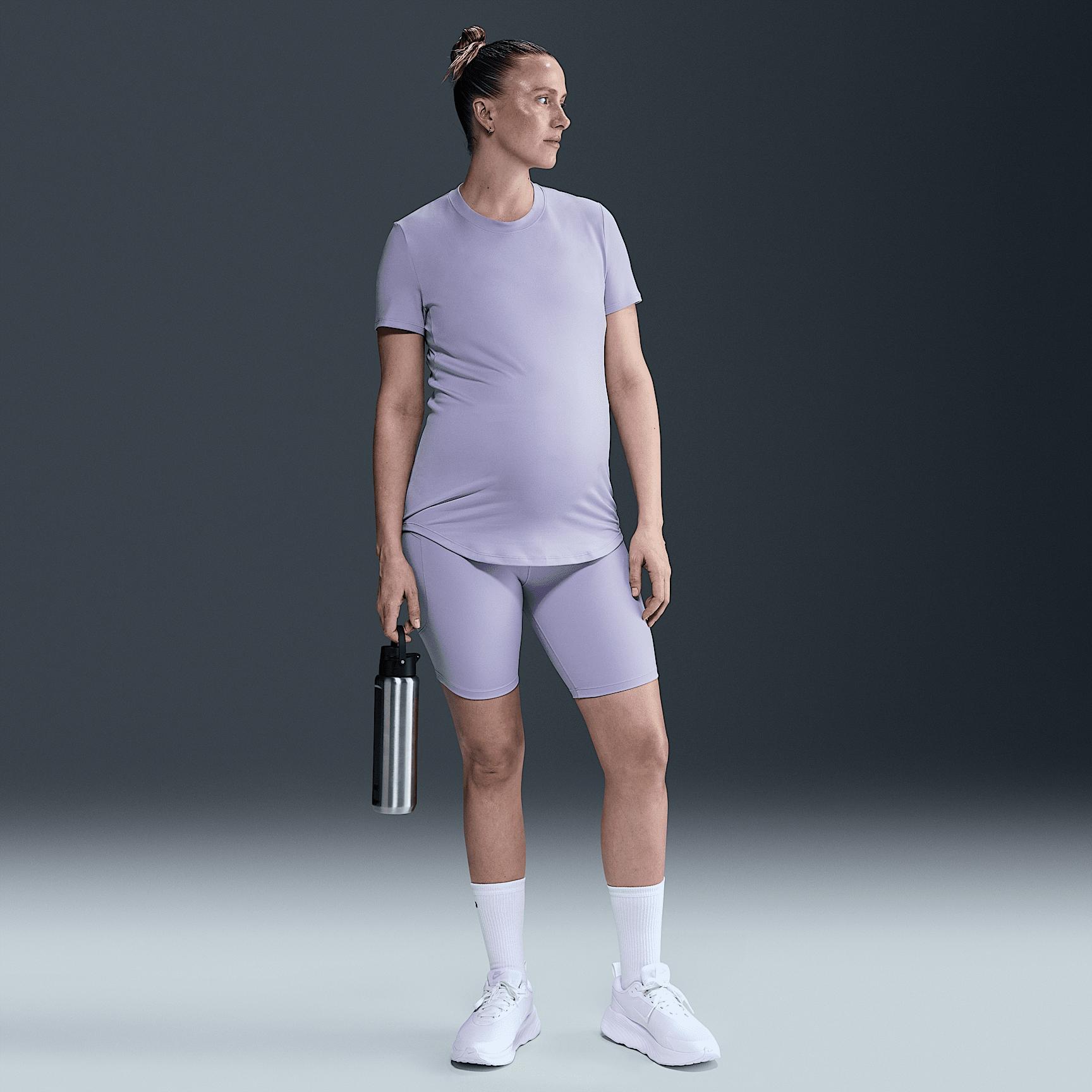Nike Womens (M) One Dri-FIT Slim-Fit Short-Sleeve Top (Maternity) | FN5001-533 Product Image