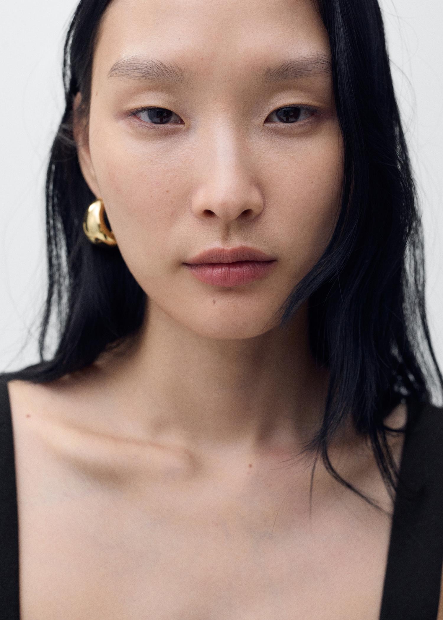 Striped midi dress - Women | MANGO USA Product Image