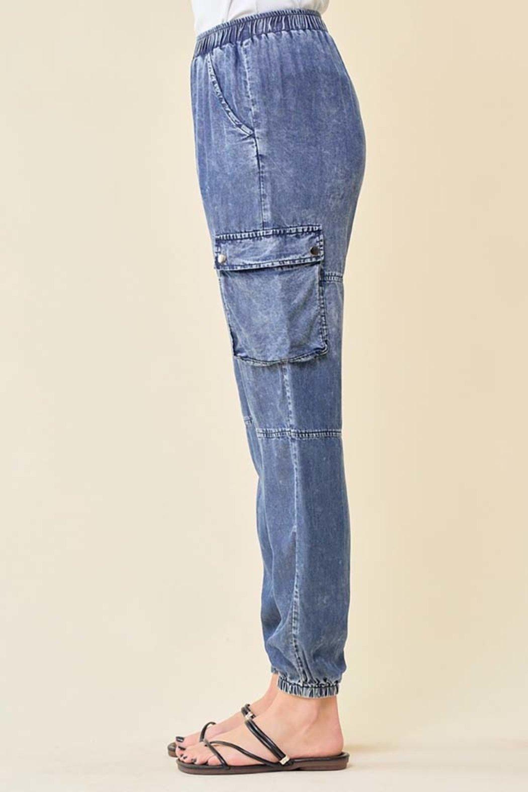 Denim Cargo Jogger Product Image