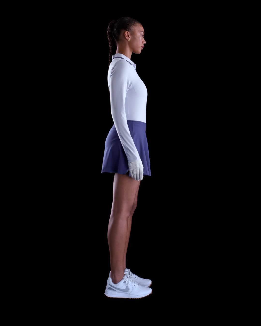 Nike Womens Tour Dri-FIT Flouncy Golf Skirt | FZ6314-508 Product Image